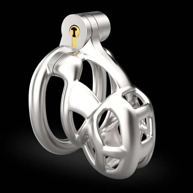 S/Steel Penis Ring Chastity Cobra Cock Mamba Cage | SexxToys.Shop
