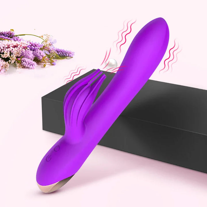 10 Speeds G Spot Vibrator Powerful Dildo Rabbit Vibrator for Women - fromasia2america.shop