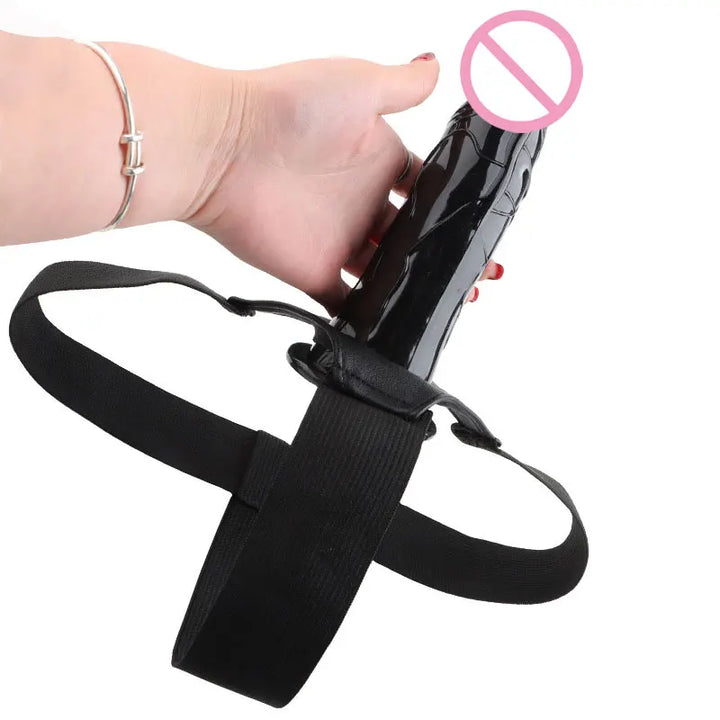 Hollow Strap On Dildo Realistic Strap On Harness Suction Cup Anal Dildo Penis - fromasia2america.shop