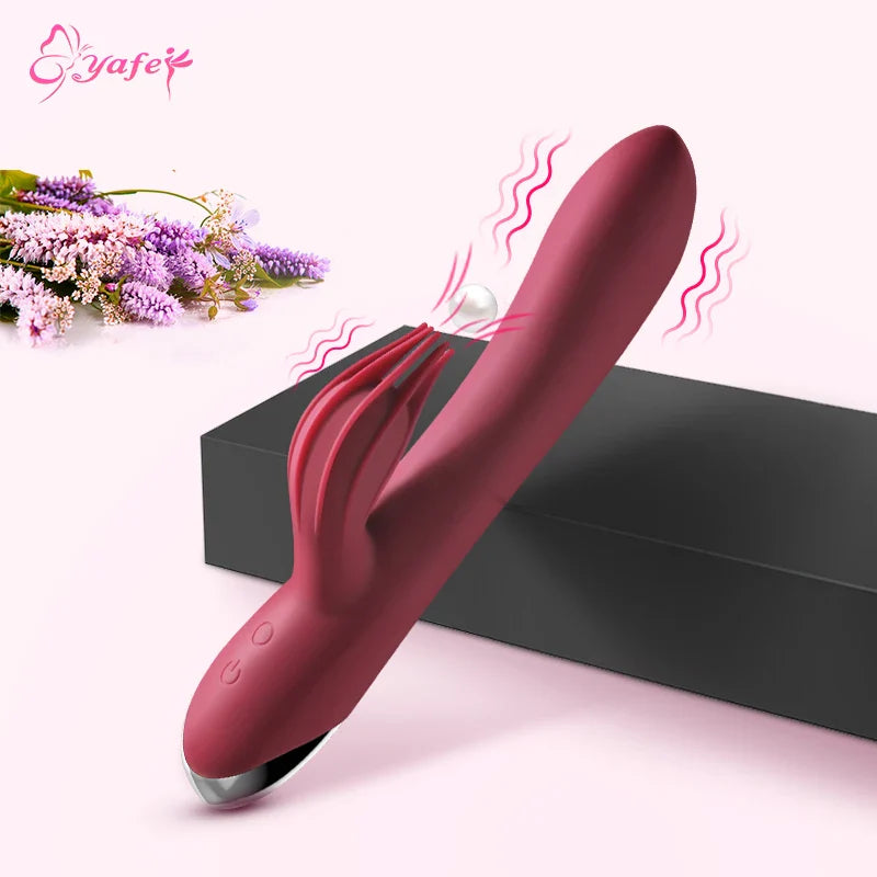 10 Speeds G Spot Vibrator Powerful Dildo Rabbit Vibrator for Women - fromasia2america.shop