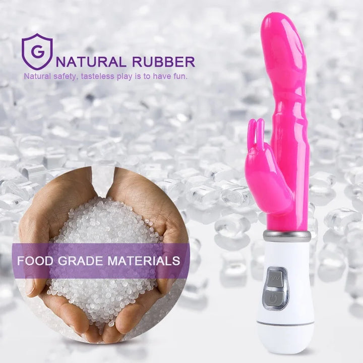 Adult Toys Dildo Vibrator Sex Toy Double Rod Masturbation Rabbit Vibrator for Women - fromasia2america.shop