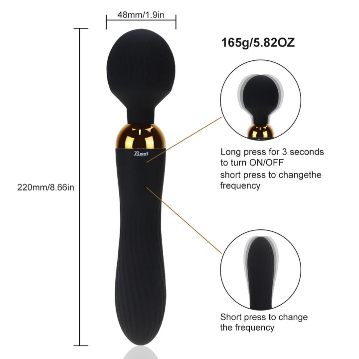 Powerful Dildo Vibrators Sex Toys for Woman Body Massager Adult Sex Product - fromasia2america.shop