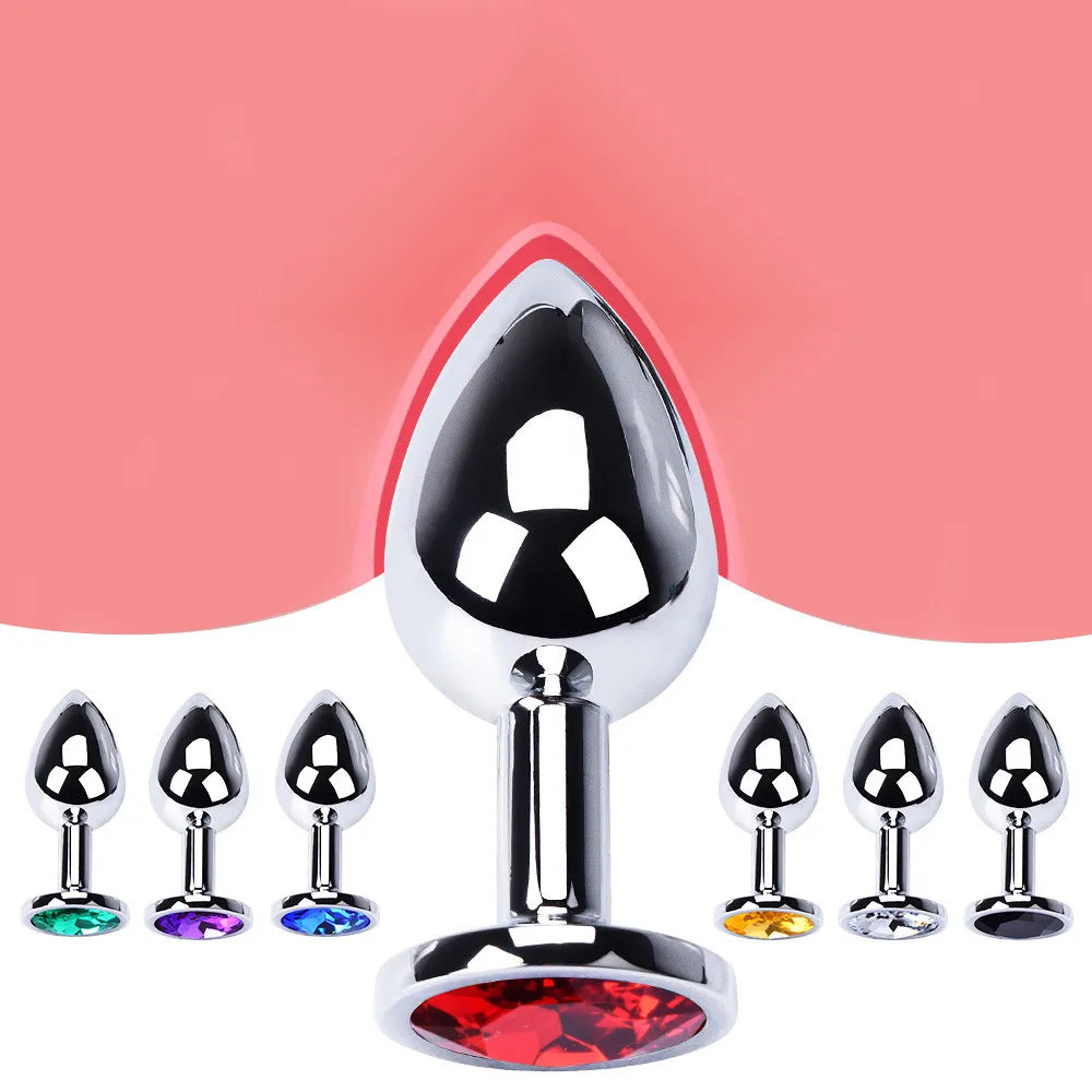 3 Size/set Metal Anal plug butt plug Sex Toys Butt Toys For Women/Men/Couples - fromasia2america.shop