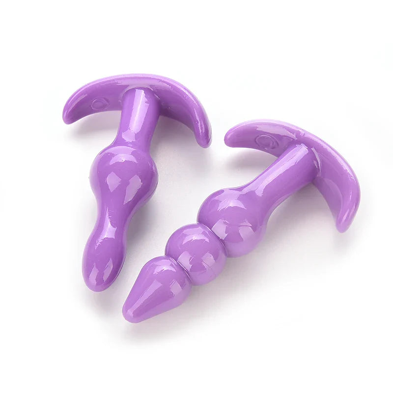 Anal Beads Jelly Anal Plug Butt Plug G-spot Prostate Massager Silicone For Woman Men Gay Erotic Products - fromasia2america.shop