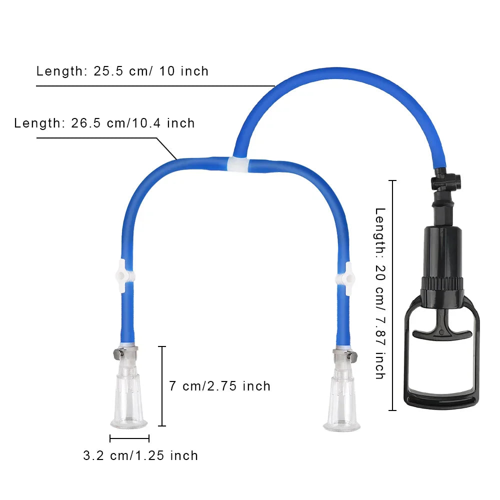 OLO Nipple Enhancement Pump Valve Vacuum Pump Removable Enlarger Sucking Massager For Woman - fromasia2america.shop