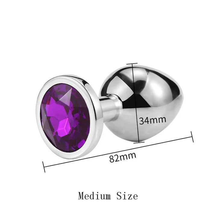 3 Size/set Metal Anal plug butt plug Sex Toys Butt Toys For Women/Men/Couples - fromasia2america.shop