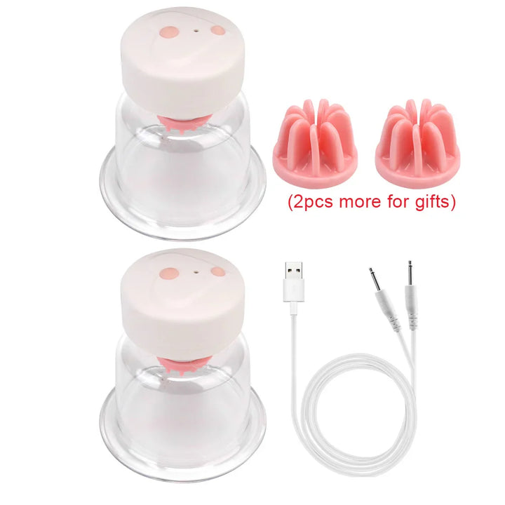 Electric Nipple Sucker Breast Enlargement Pump Women Erotic Toys For Sex Shop - fromasia2america.shop