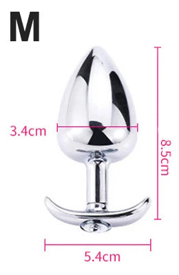 Anal Plug Detacheable Anchor Style Butt Plug Electric Stimulator for Men Women - fromasia2america.shop