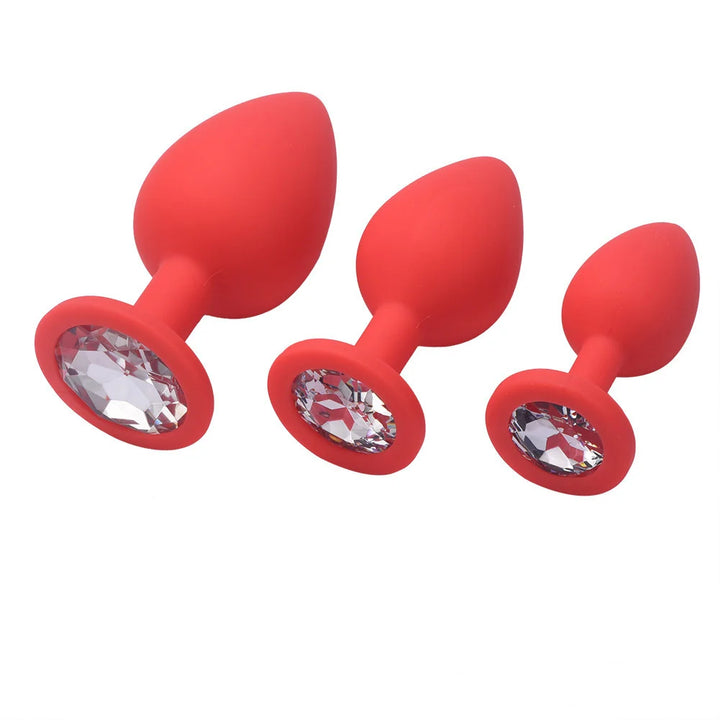 Adult Silicone Anal Plug Dildos Bullet Vibrator Butt Plugs Sex Toys for Women man - fromasia2america.shop