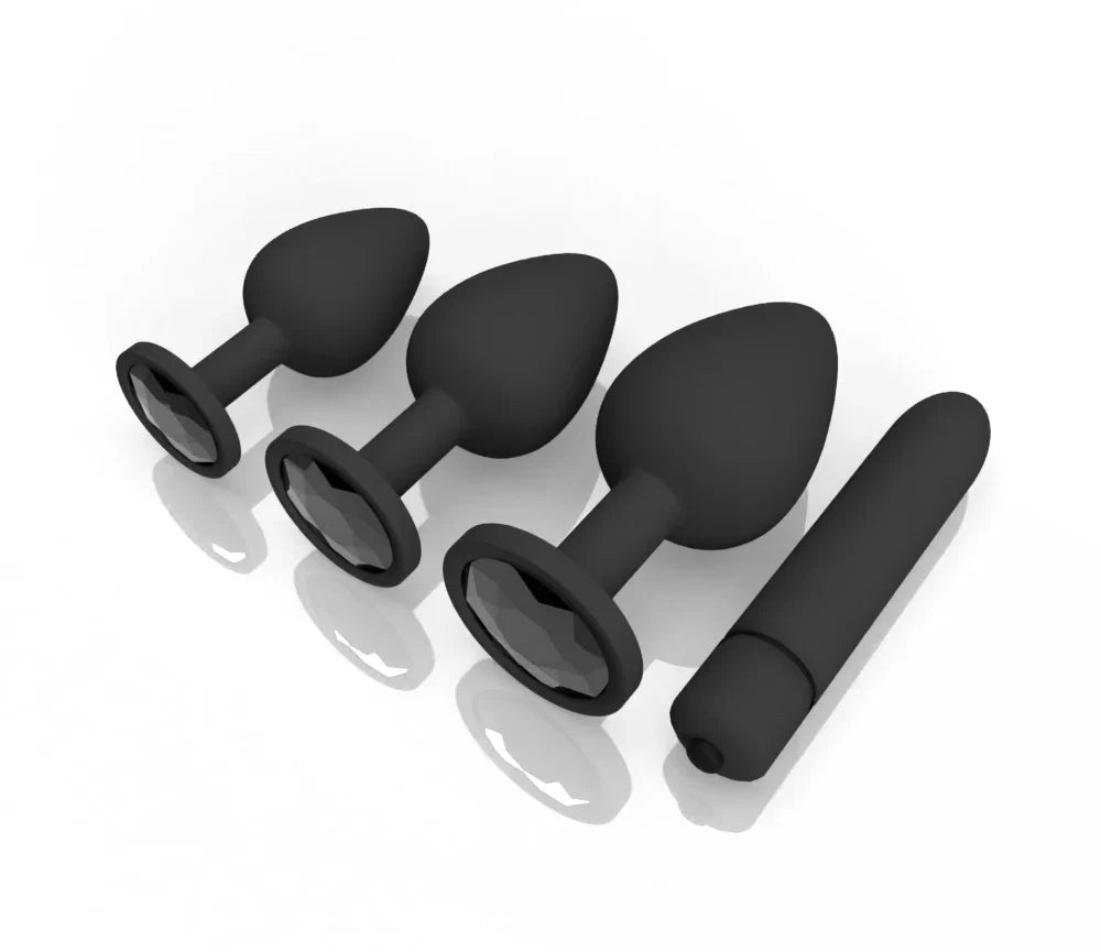 Adult Silicone Anal Plug Dildos Bullet Vibrator Butt Plugs Sex Toys for Women man - fromasia2america.shop