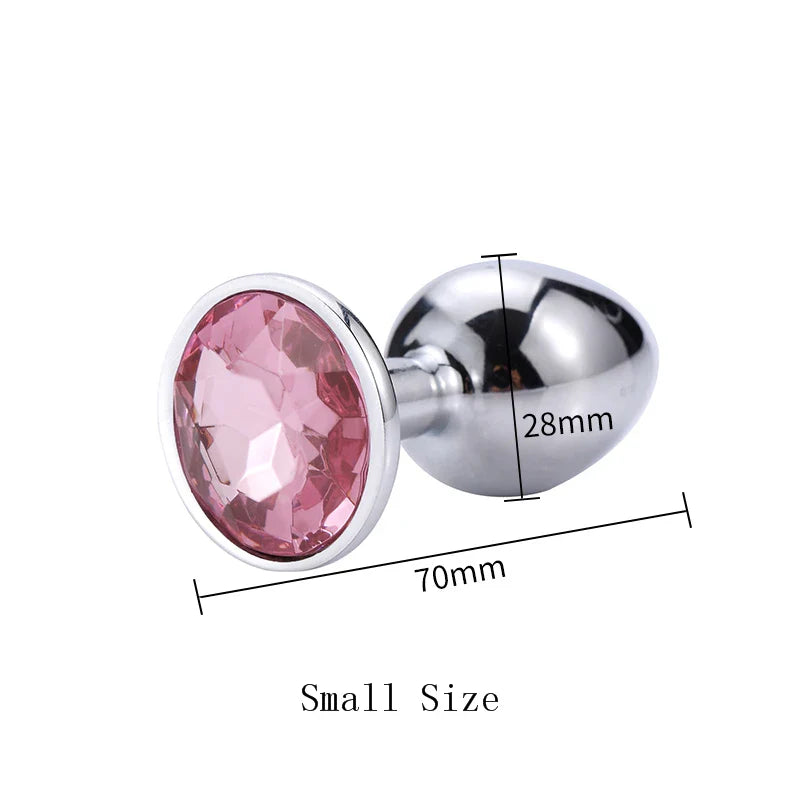 3 Size/set Metal Anal plug butt plug Sex Toys Butt Toys For Women/Men/Couples - fromasia2america.shop