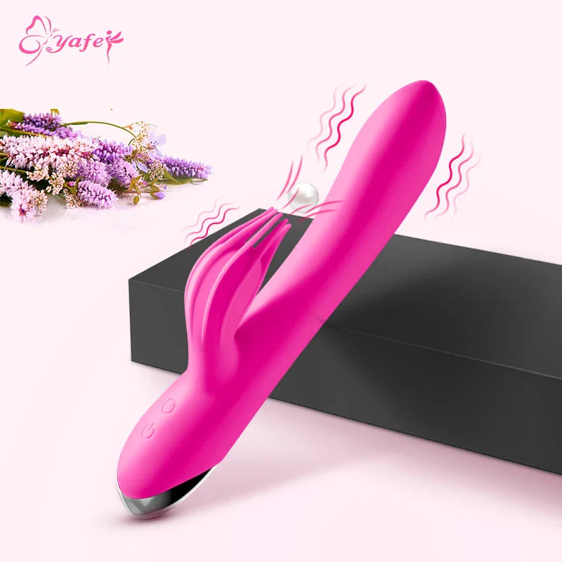 10 Speeds G Spot Vibrator Powerful Dildo Rabbit Vibrator for Women - fromasia2america.shop