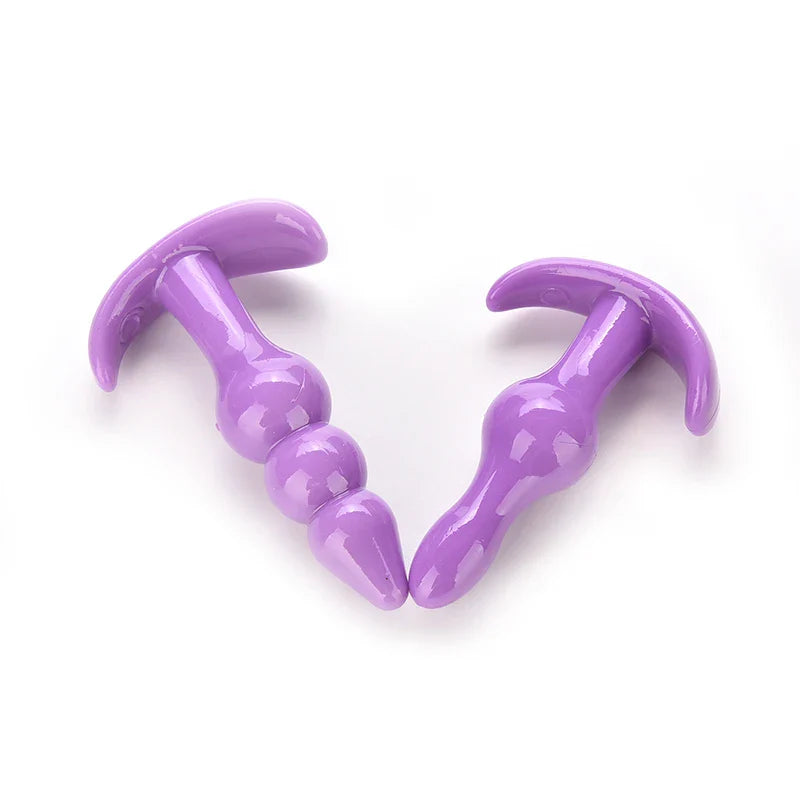 Anal Beads Jelly Anal Plug Butt Plug G-spot Prostate Massager Silicone For Woman Men Gay Erotic Products - fromasia2america.shop