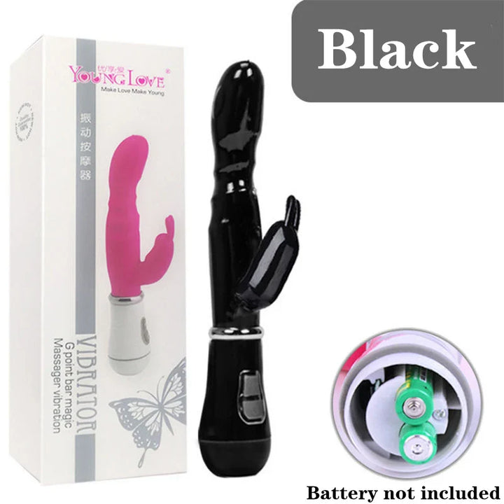 12 Speed Strong Rabbits Vibrator Clitoris Stimulator Double G-spot Massager Sex Toys For Women - fromasia2america.shop