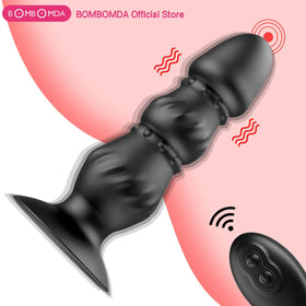 10 Speeds Wireless Remote Anal Dildo Male Prostate Massager Strong Sucker Unisex - fromasia2america.shop