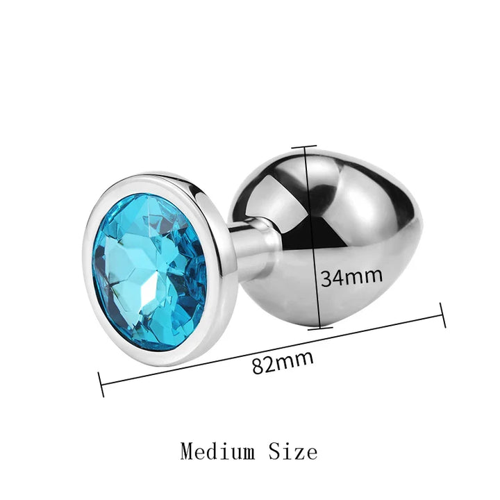 3 Size/set Metal Anal plug butt plug Sex Toys Butt Toys For Women/Men/Couples - fromasia2america.shop