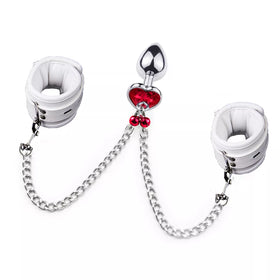 Stainless Steel Anal Bead Plug Sex Toys with Bell Tail for Men Women Fetish Bdsm - fromasia2america.shop