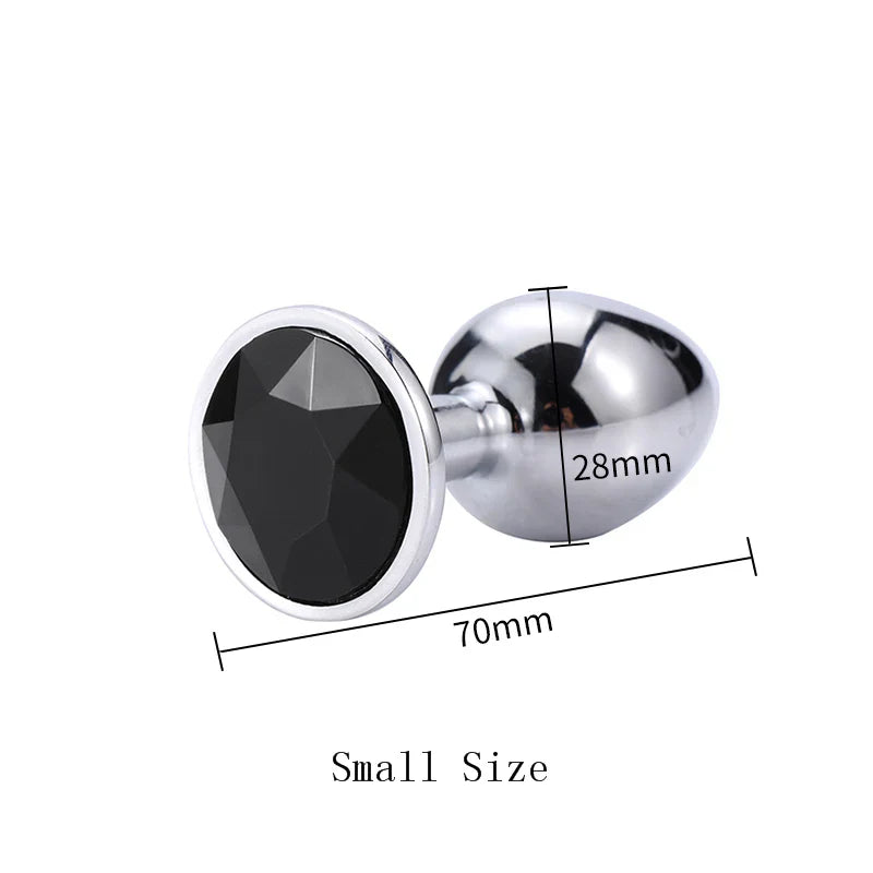 3 Size/set Metal Anal plug butt plug Sex Toys Butt Toys For Women/Men/Couples - fromasia2america.shop