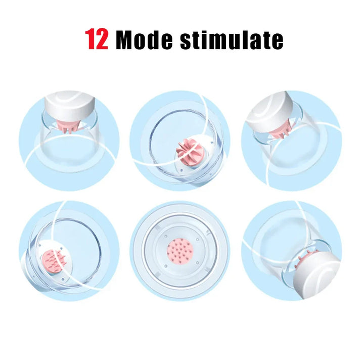 Electric Nipple Sucker Breast Enlargement Pump Women Erotic Toys For Sex Shop - fromasia2america.shop