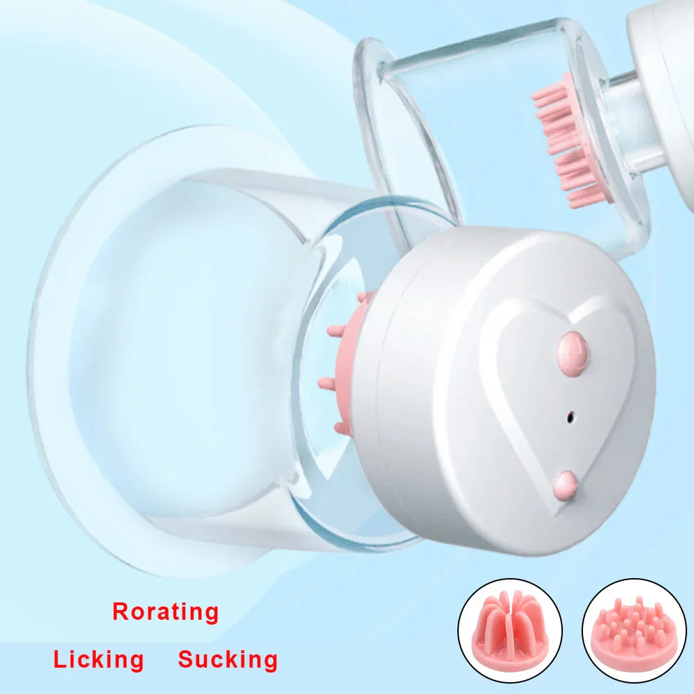 Electric Nipple Sucker Breast Enlargement Pump Women Erotic Toys For Sex Shop - fromasia2america.shop