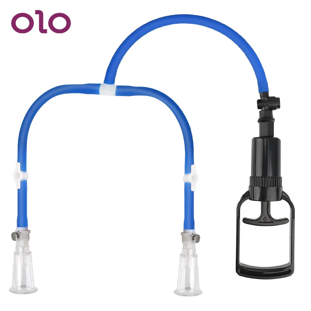 OLO Nipple Enhancement Pump Valve Vacuum Pump Removable Enlarger Sucking Massager For Woman - fromasia2america.shop