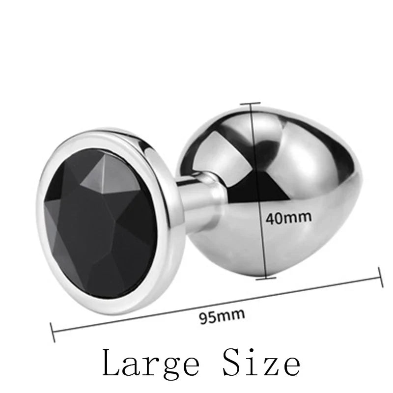 3 Size/set Metal Anal plug butt plug Sex Toys Butt Toys For Women/Men/Couples - fromasia2america.shop