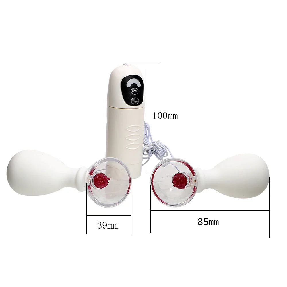 Breast Pump Nipple Sucker Sucking Ratating Vibrators For Women Clitoral Suction Female - fromasia2america.shop