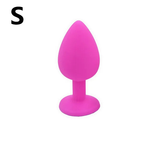 100% Silicone Butt Plug Anal Plug Unisex - fromasia2america.shop