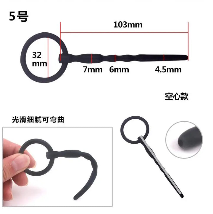 Penis Plug Tube Urethral Dilator Stretching Horse Eye Stimulation Adult Sex Toys for Men - fromasia2america.shop