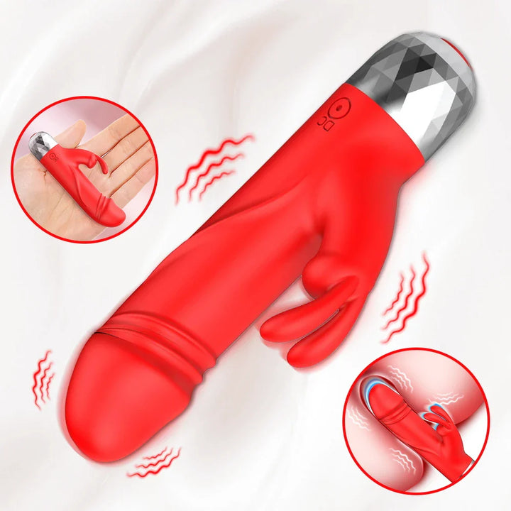 Dildo Rabbit Vibrator for Women Vaginal Clitoris Stimulator Female Masturbator Sex Toy - fromasia2america.shop