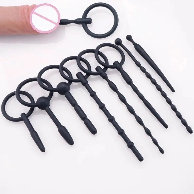 Penis Plug Tube Urethral Dilator Stretching Horse Eye Stimulation Adult Sex Toys for Men - fromasia2america.shop