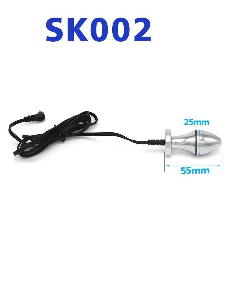 50 Kinds Electric Shock Butt Plug,Bdsm Electro Anal Sex Toy,E-stim Jump Egg Dildo Vibrator - fromasia2america.shop