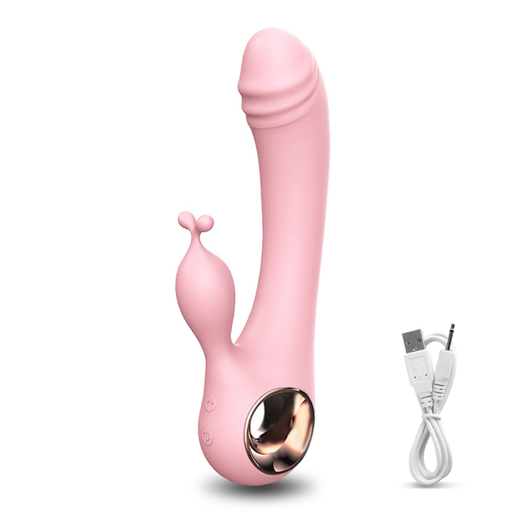 Powerful and Rechargeable Vibrator G-Spot Rabbit Clit Stimulator for Women