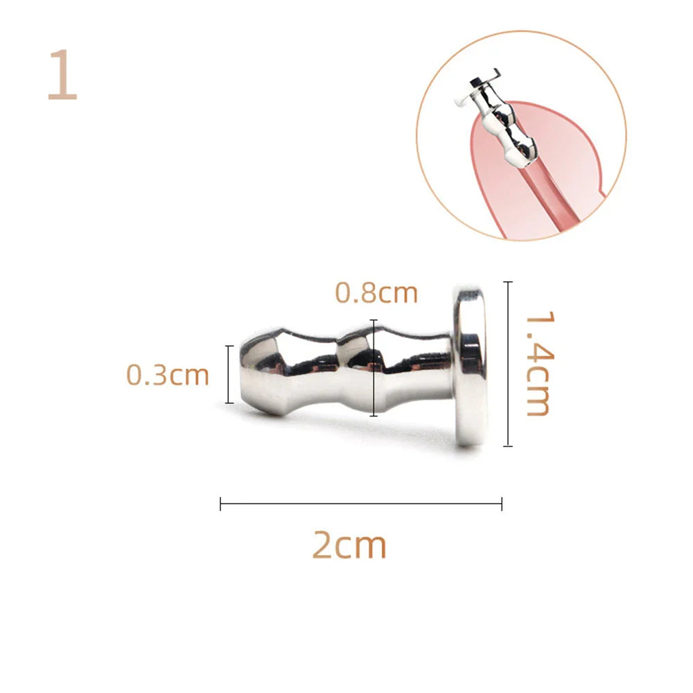 31 Style Stainless Steel Hollow Urethral Catheter Dilator Gay Horse Eye Stimulate Men Penis Plug - fromasia2america.shop