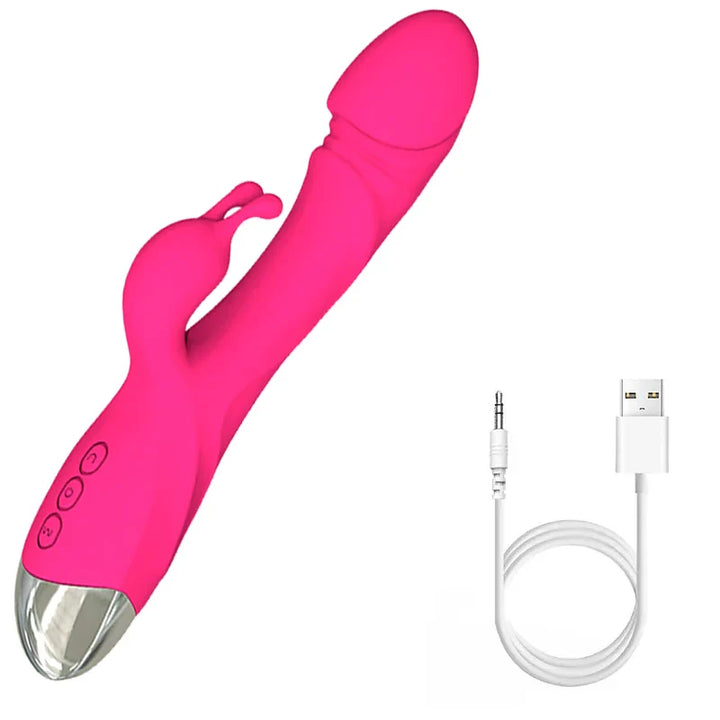 Dildo Rabbit Vibrator G spot Masturbation Clitoral Vaginal Anal Massager Female - fromasia2america.shop