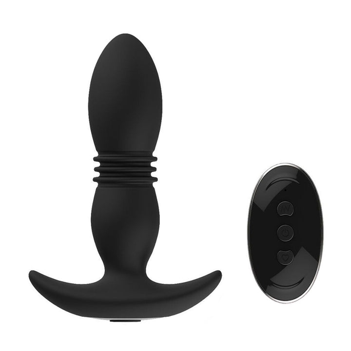 Anal Vibrator for Men Women with Wireless Remote Control Telescopic Rotation