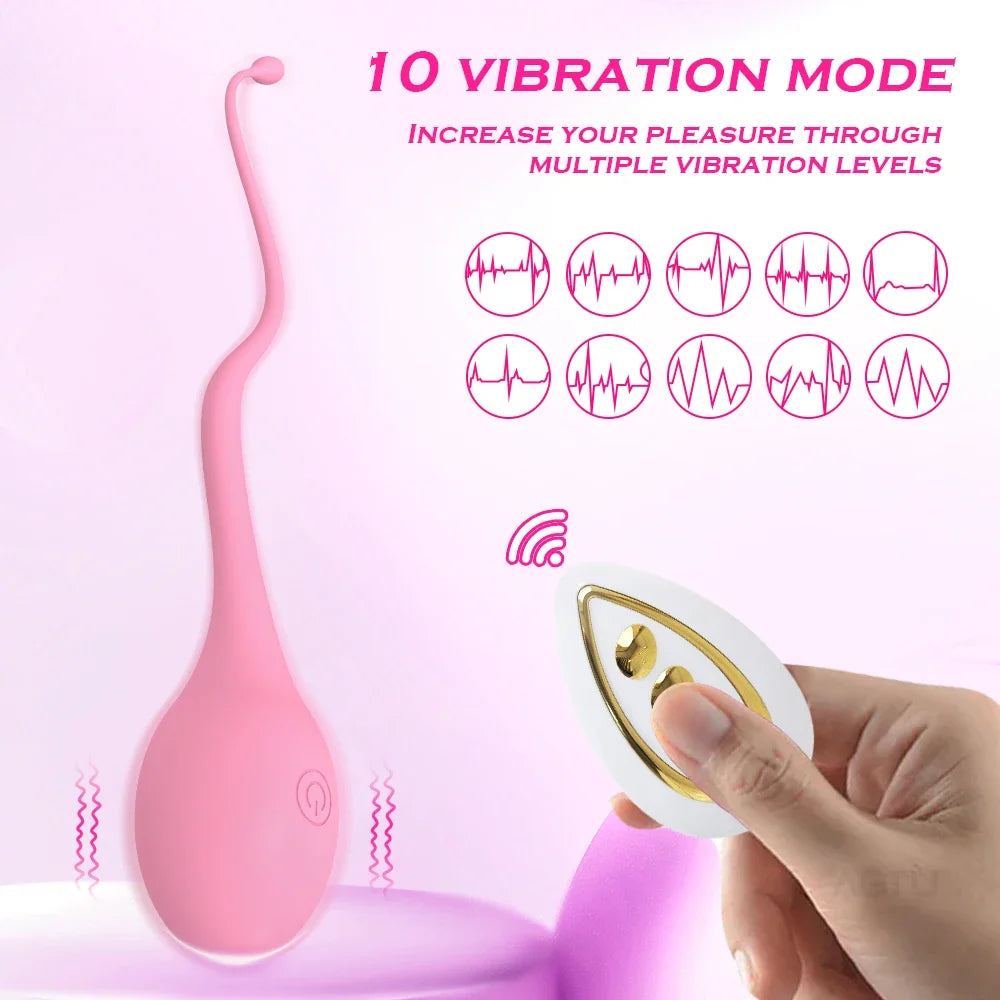 Remote Control Vaginal Vibrator For Women Nipple Clitoris Stimulator Wear Vibrating Love Egg Massager - fromasia2america.shop