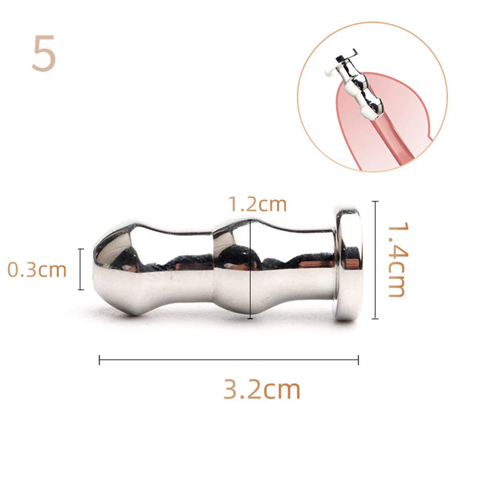 31 Style Stainless Steel Hollow Urethral Catheter Dilator Gay Horse Eye Stimulate Men Penis Plug - fromasia2america.shop