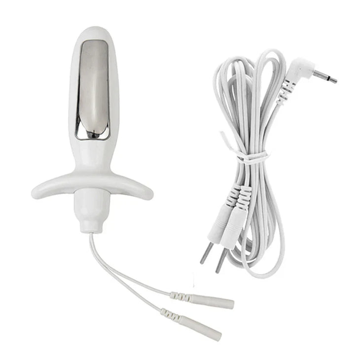 Electric Shock Estim Anal Beads Butt Plug Vaginal Electro Bi-polar Anal Plug - fromasia2america.shop