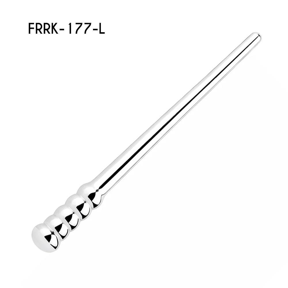 FRRK Metal Penis Plug Male Catheters Sounds BDSM Sex Shop Adult Toy for Man - fromasia2america.shop