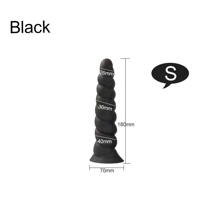 Anal Plug with Suction Cup Butt Plug Realistic Dildo for Men and Women - fromasia2america.shop