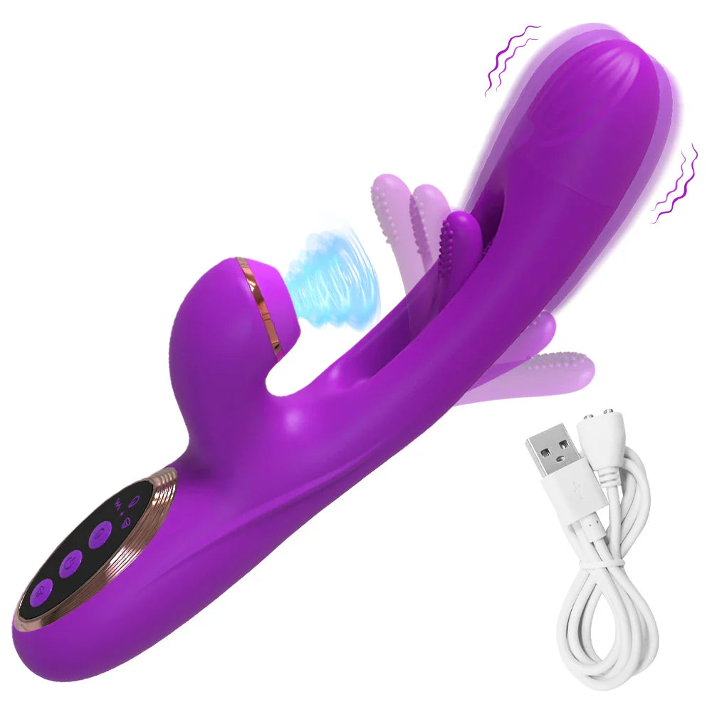 2023 Tapping Flapping Vibrator for Women Rabbit Vibrators for Adult - fromasia2america.shop