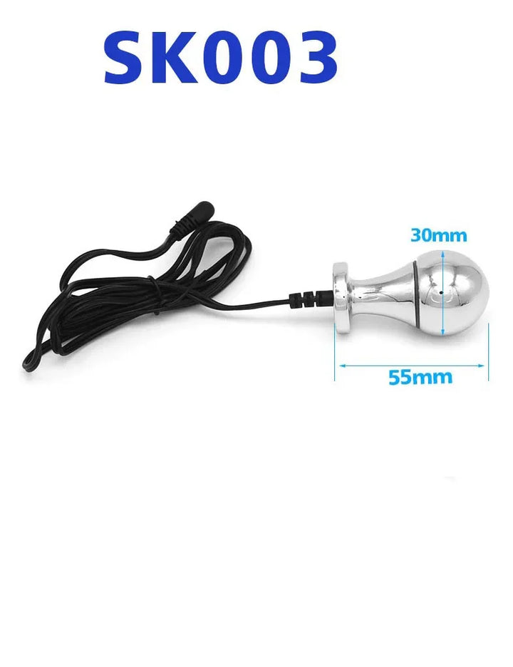 50 Kinds Electric Shock Butt Plug,Bdsm Electro Anal Sex Toy,E-stim Jump Egg Dildo Vibrator - fromasia2america.shop