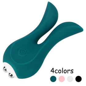 Sexy Rabbit Ear Pocket Vibrator for Women Nipple Clamps Anal Plug Female Masturbator - fromasia2america.shop