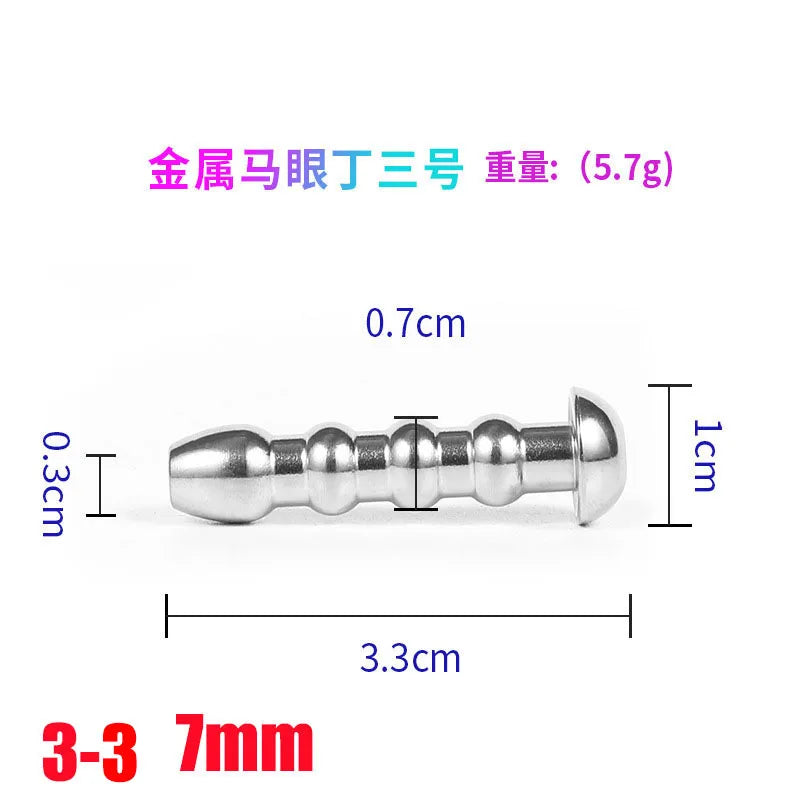 31 Style Stainless Steel Hollow Urethral Catheter Dilator Gay Horse Eye Stimulate Men Penis Plug - fromasia2america.shop