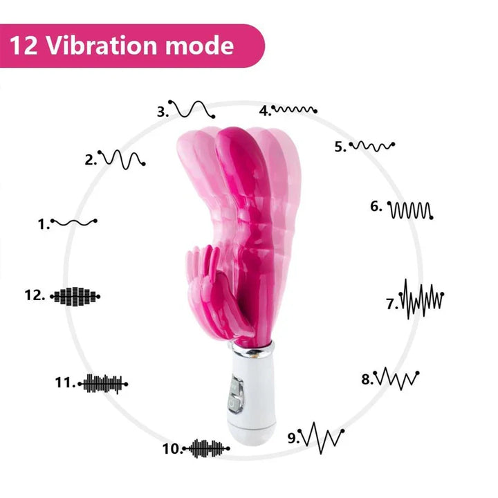 12 Speed Strong Rabbit Vibrator Clitoris Stimulator G-spot Massager Adult Sex Toys For woman - fromasia2america.shop