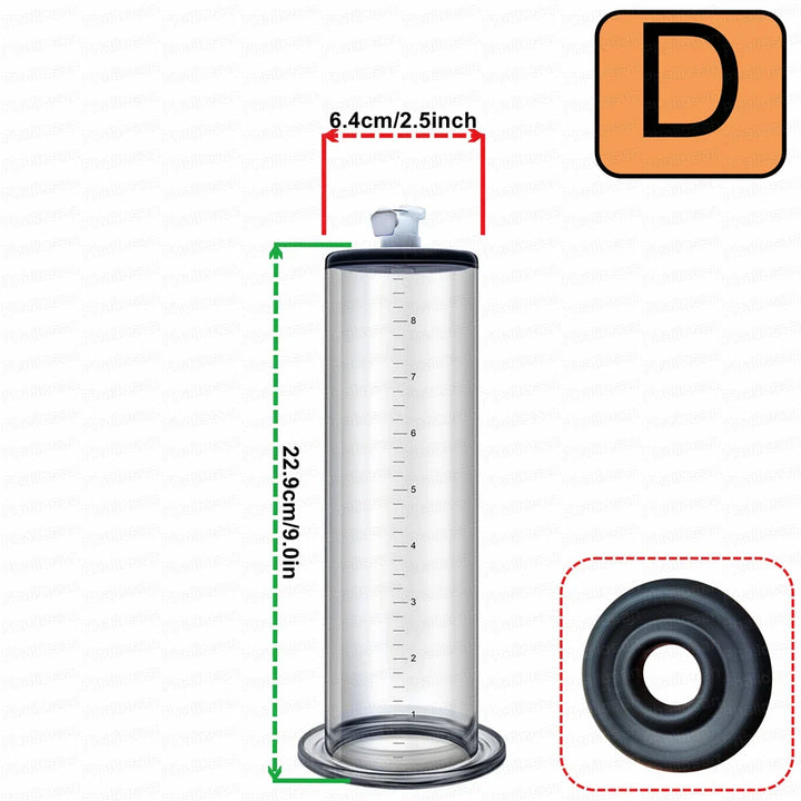 Acrylic Penis Pump Vacuum Pump Manual Penis Enlarger - fromasia2america.shop