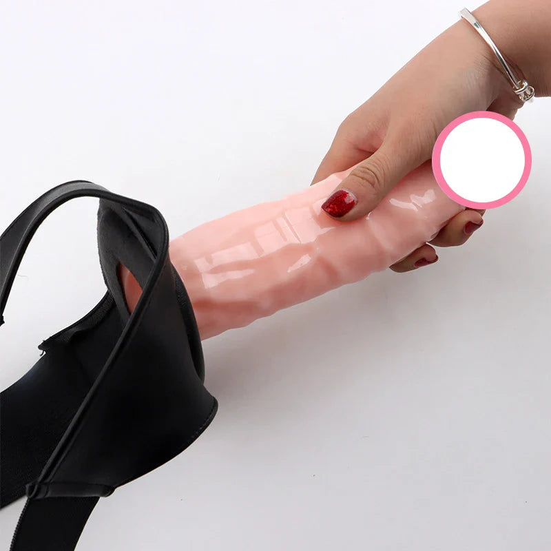 Skin Silicone Realistic Big Huge Strapon Dildo UNISEX Panties Suction Cup Penis Dick - fromasia2america.shop