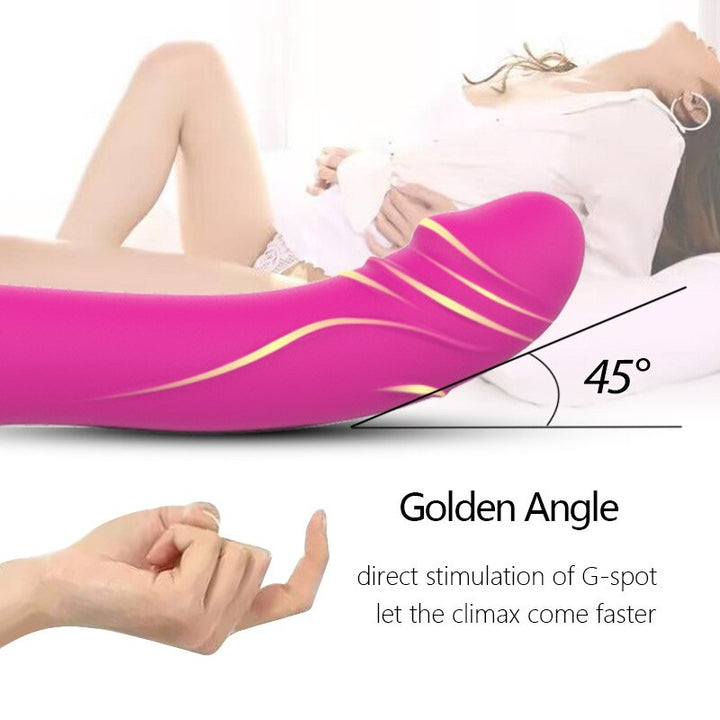 10 Speed Strong Flexible Vibrator Artificial Penis Thrusting G-spot Dildo Vibrator For Men or Women