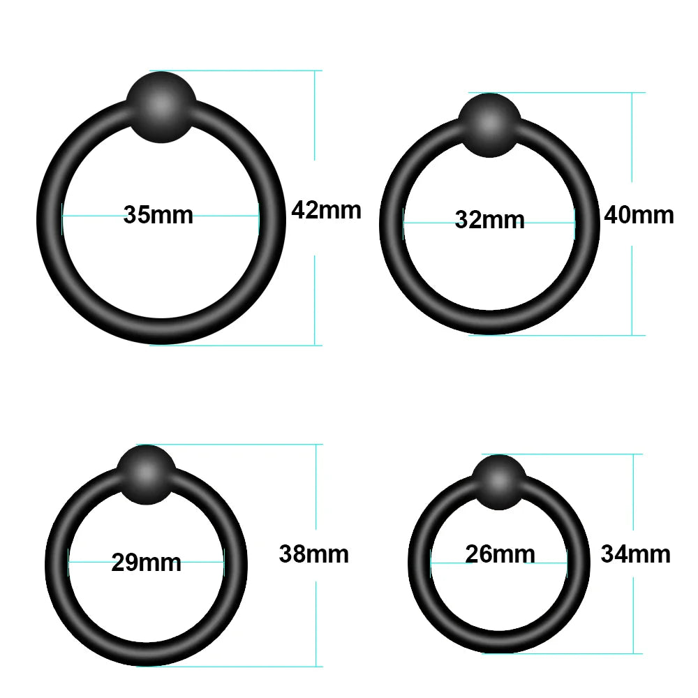 2 In 1 Men's Silicone Penis Ring Clitoris Stimulator Cock Ring - fromasia2america.shop